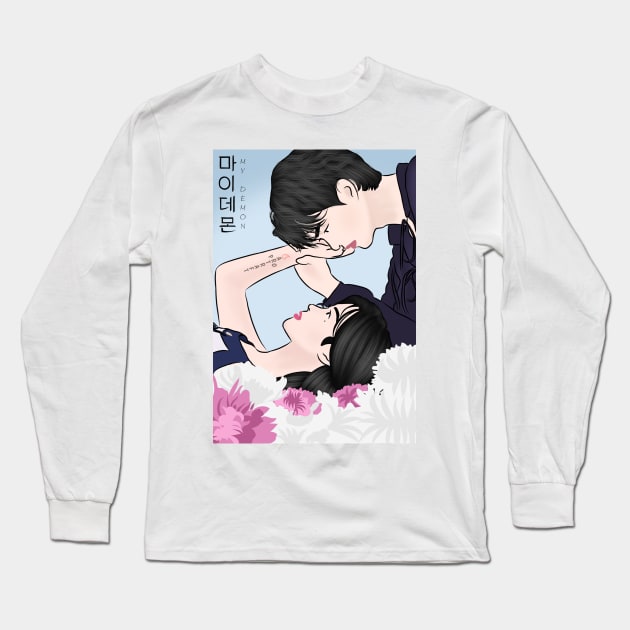 My Demon Korean Drama Long Sleeve T-Shirt by ArtRaft Pro